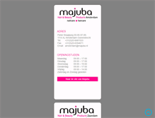 Tablet Screenshot of majuba.nl